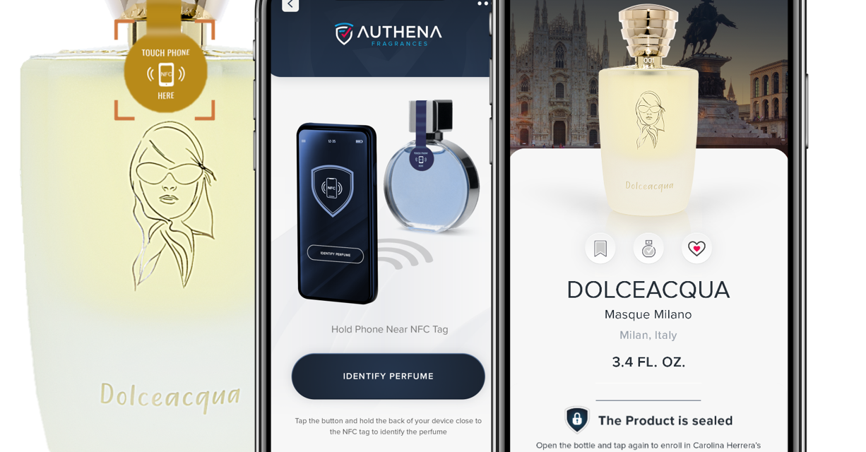 Authena e Masque Milano: blockchain e intelligenza artificiale  per tutelare la profumeria italiana dalla contraffazione