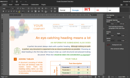 ONLYOFFICE Docs 6.3 – nuovi aggiornamenti per gli utenti