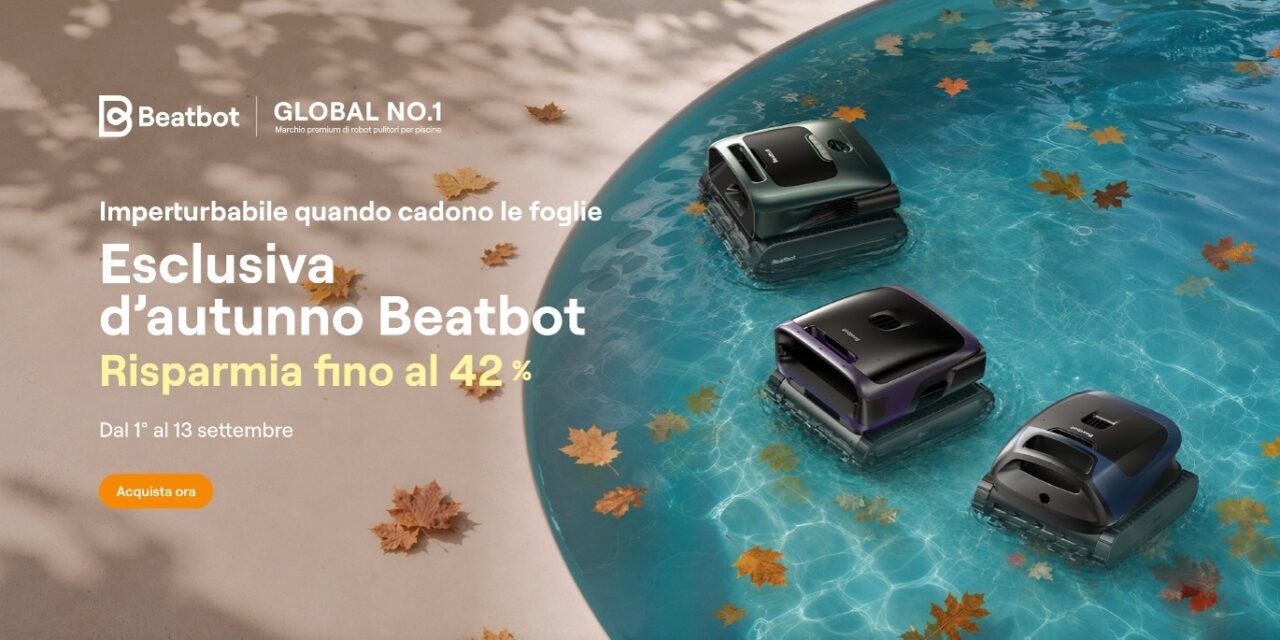 Beatbot sfida la stagione delle foglie con le Autumn Exclusives: offerte eccezionali sui robot intelligenti per la pulizia delle piscine